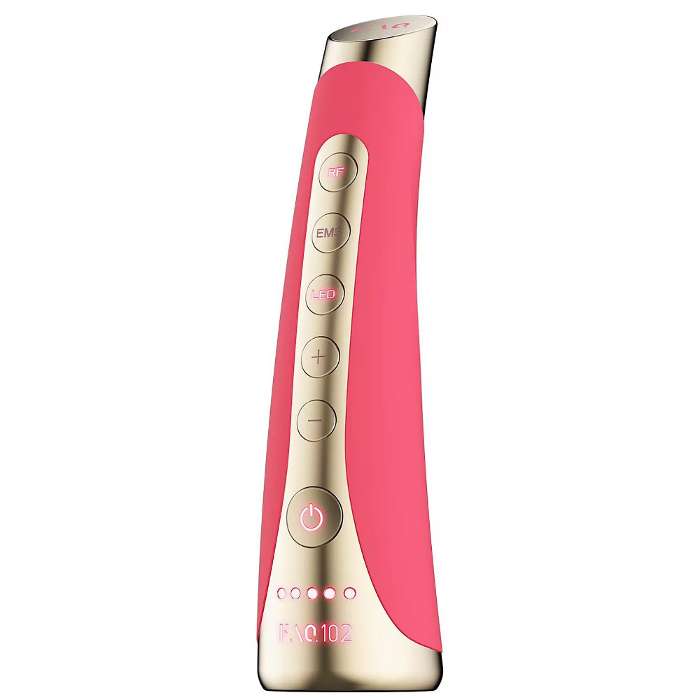 FOREO FAQ 102 High Frequency & Red Light Facial Rejuvenation Wand Pink Ruby