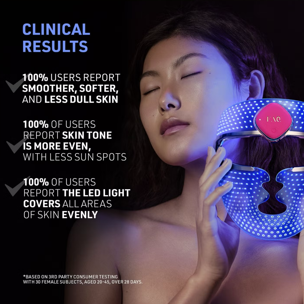 FOREO FAQ 201 Red Light Therapy Silicone LED Face Mask
