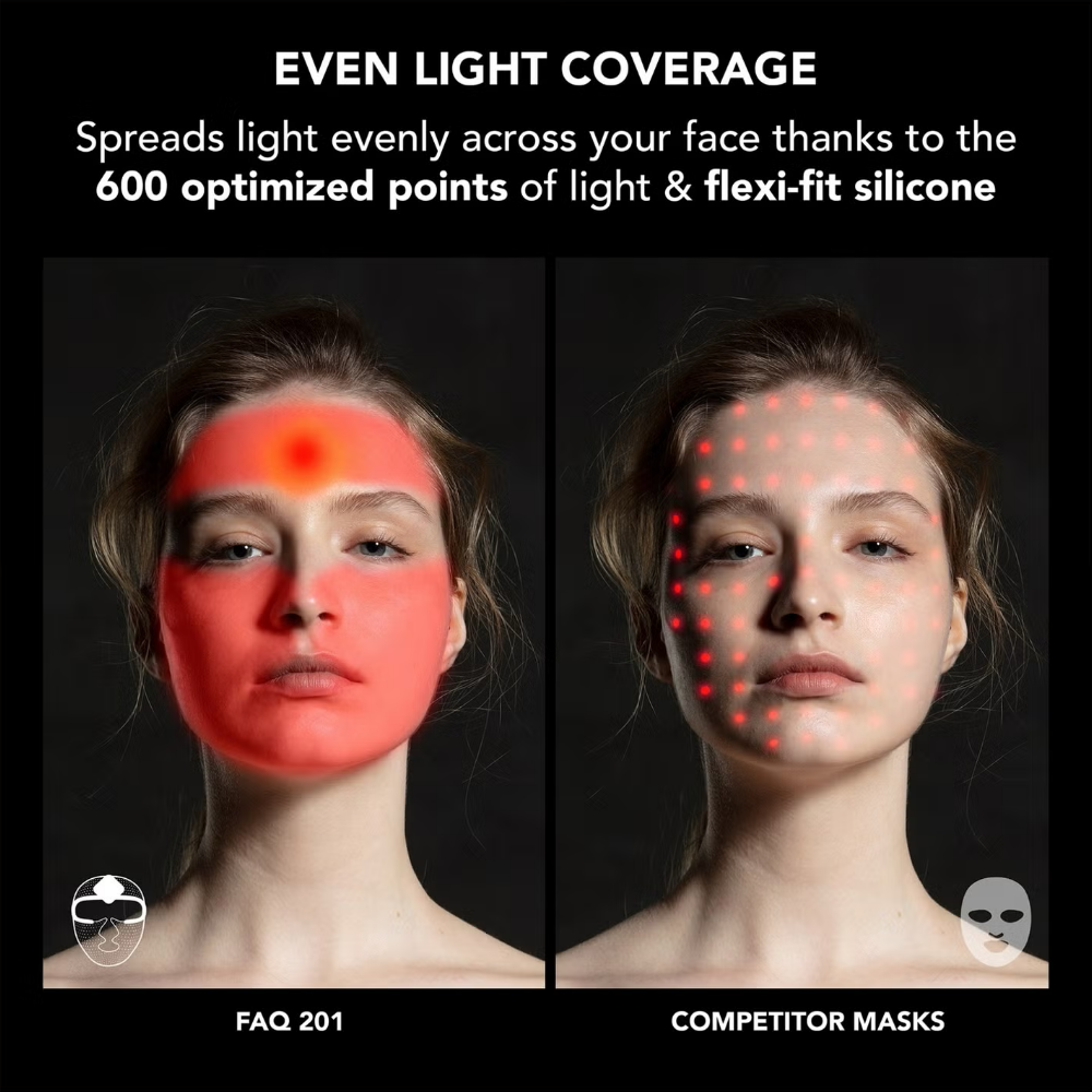 FOREO FAQ 202 Red Light Therapy Anti-Ageing LED Face Mask