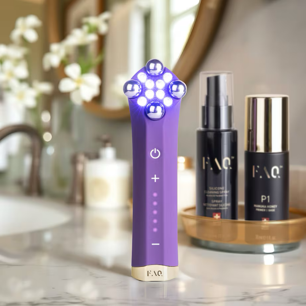 FOREO FAQ 401 Dual Microcurrent & LED Facial Toning Device