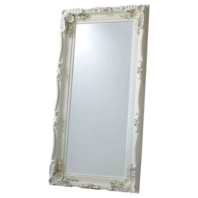 Charles Leaner Mirror in Cream 176cm x 90cm