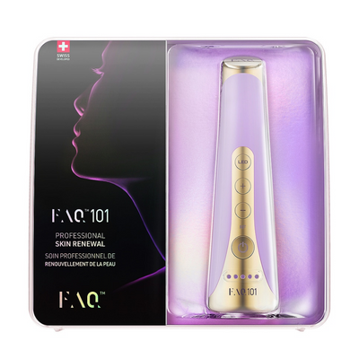 FOREO FAQ 101 Radio Frequency & Red Light Facial Rejuvenation Wand Amethyst