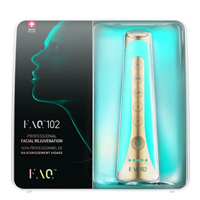 FOREO FAQ 102 High Frequency & Red Light Facial Rejuvenation Wand Topaz