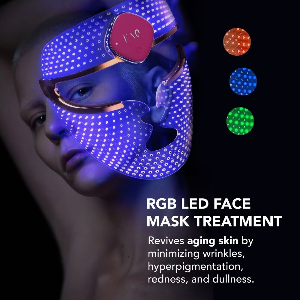 FOREO FAQ 201 Red Light Therapy Silicone LED Face Mask