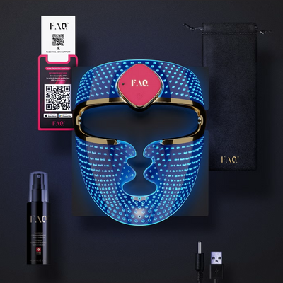 FOREO FAQ 201 Red Light Therapy Silicone LED Face Mask