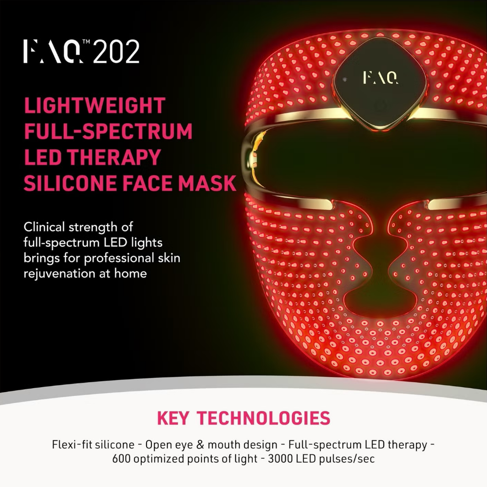FOREO FAQ 202 Red Light Therapy Anti-Ageing LED Face Mask