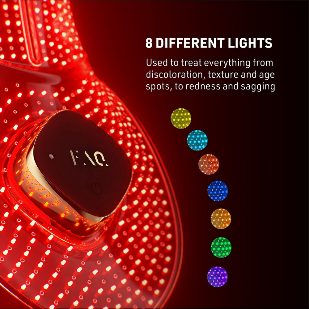 FOREO FAQ 211 Red Light Therapy Neck & Decollete Mask