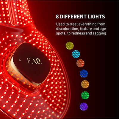 FOREO FAQ 211 Red Light Therapy Neck & Decollete Mask