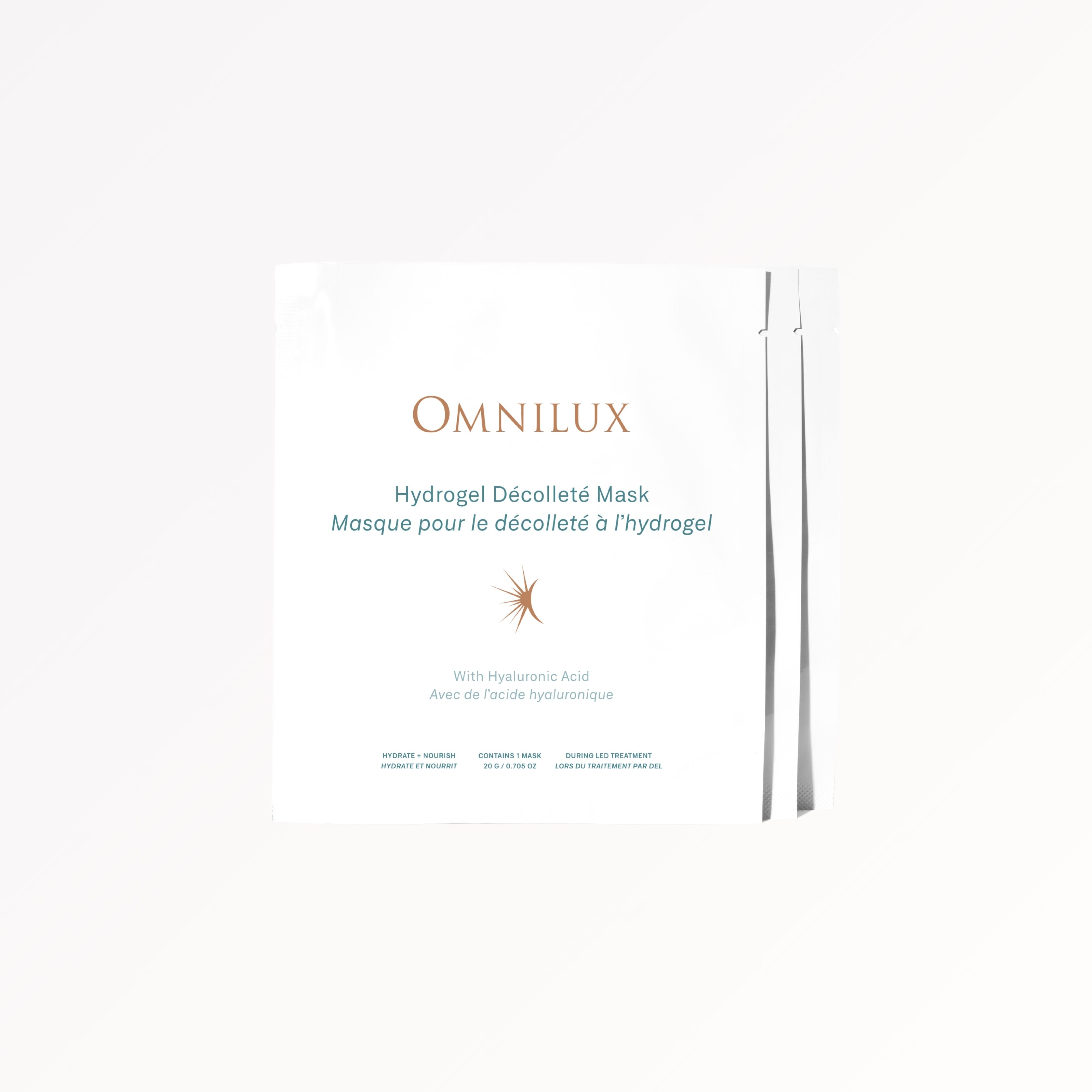 Omnilux Hydrogel Décolleté Mask