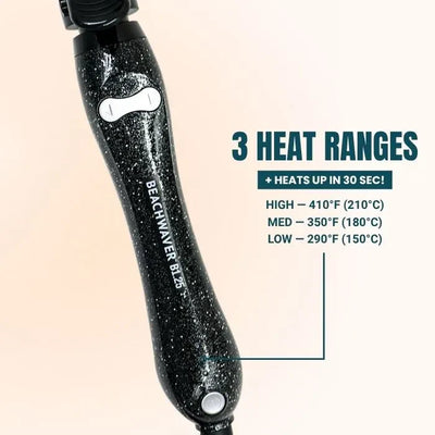 Beachwaver®B1.25 - Black Glitter