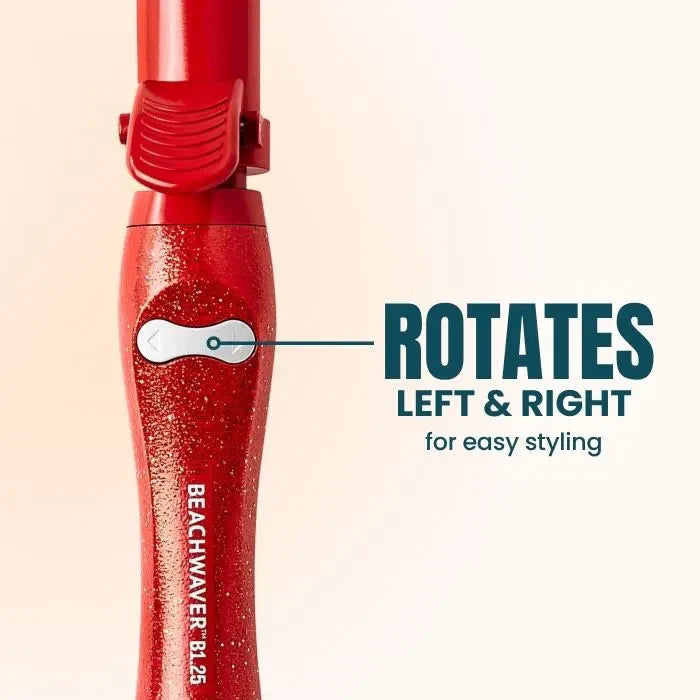 Beachwaver®B1.25 - Red Glitter