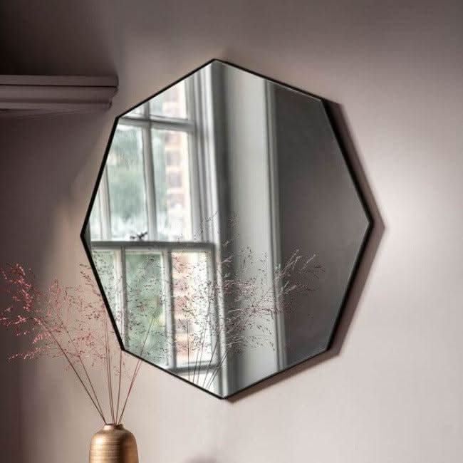 Black Octagon Bowie Mirror