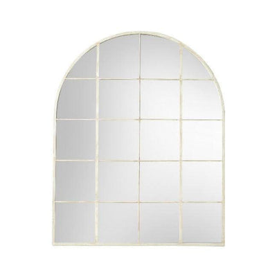 Hailey White Arch Wall Mirror