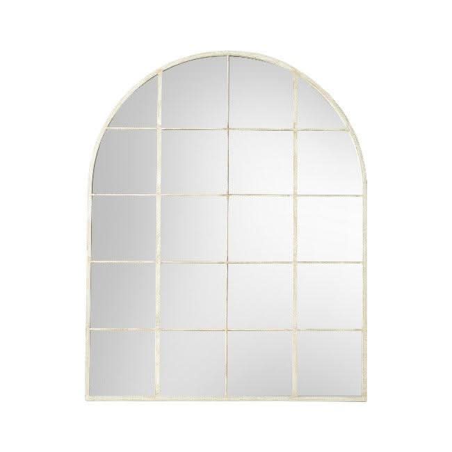 Hailey White Arch Wall Mirror