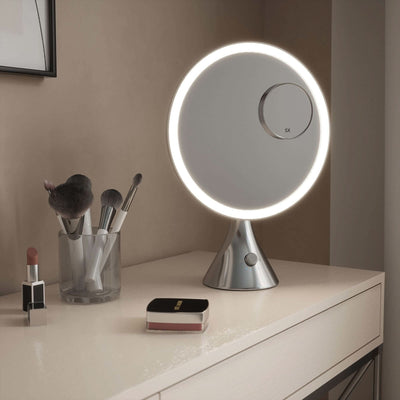 LumiGlam Pro Cosmetic Vanity Mirror in Chrome