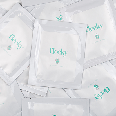 Fleeky Collagen Sheet Mask & Dermaroller